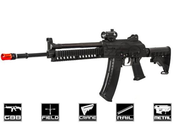 KWA AKG-KCR GBBR Airsoft Rifle ( Black )