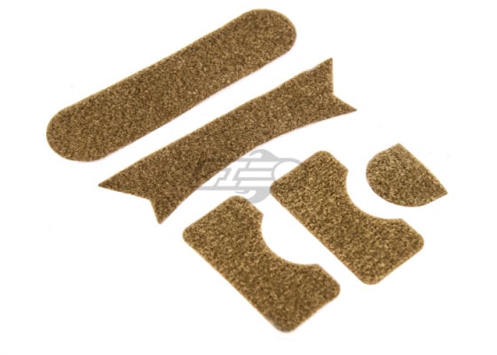 Lancer Tactical MH Type Velcro Padding Helmet Sticker Set ( Tan )