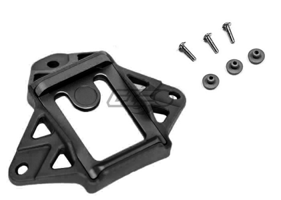 Lancer Tactical WLX Style Universal NVG 3 Holes Shroud for Navy Seal OPS Helmet ( Black )