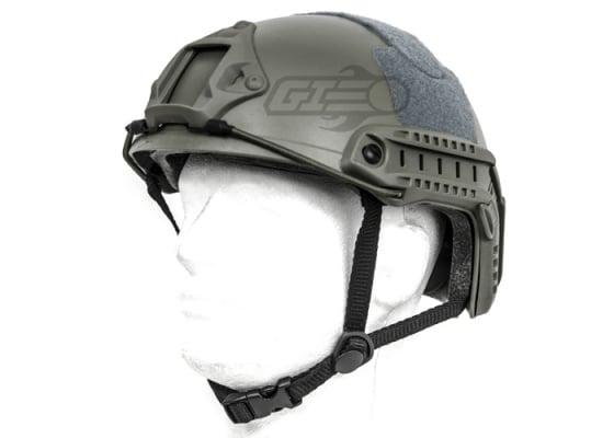 Lancer Tactical Ballistic Type Basic Version Helmet Helmet w/ Retractable Visor ( Foliage )