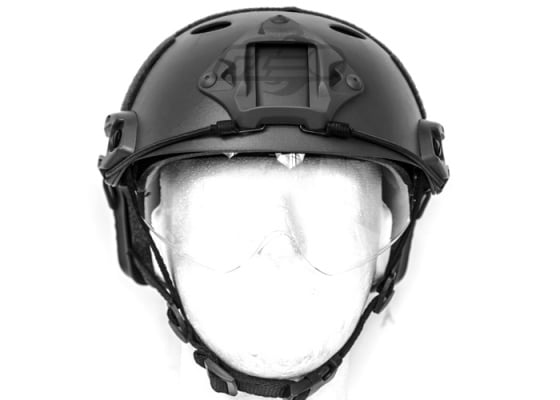 Lancer Tactical PJ Type Basic Version Helmet w/ Retractable Visor ( Black )