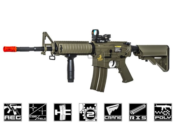 Lancer Tactical LT04B M4 RIS Carbine AEG Airsoft Rifle ( Option )