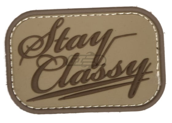 Mil-Spec Monkey Stay Classy PVC Patch ( Desert )