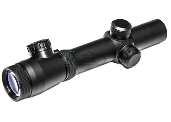 NcSTAR Shooter Series 1.1-4x25 Full Size Scope ( Mil-Dot )