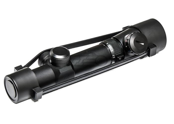 NcSTAR Shooter Series 1.1-4x25 Full Size Scope ( P4 Sniper )