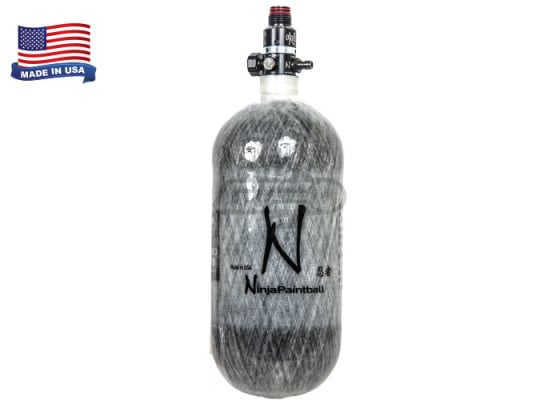 Ninja 90CI / 4500 PSI HPA System Gray Carbon Fiber Tank w/ Pro SLP Regulator for HPA Airsoft
