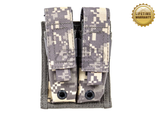 Pantac USA 1000D Cordura Molle 9mm Double Magazine Pouch ( ACU )