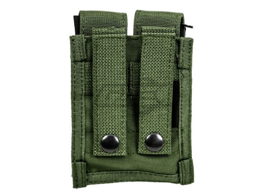 Pantac USA 1000D Cordura Molle 9mm Double Magazine Pouch ( OD Green )