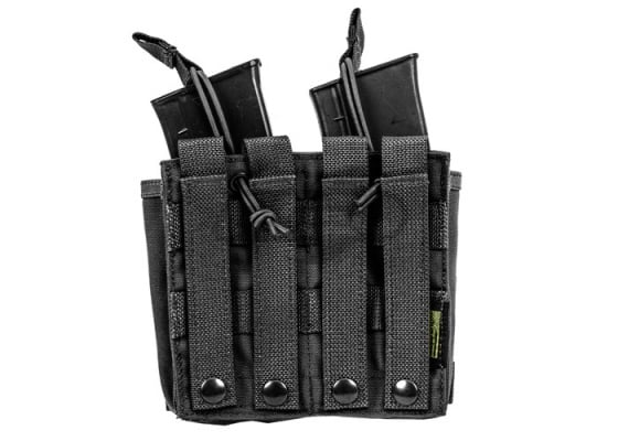 Pantac USA 1000D Cordura Molle Universal Double Magazine Pouch ( Black )