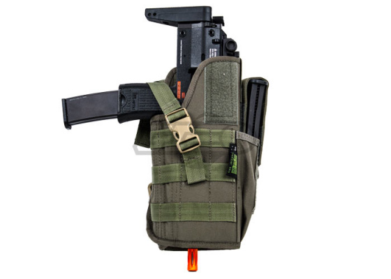 Pantac USA 1000D Cordura H&K MP7 Dropleg Holster ( Ranger Green )