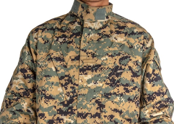 Propper Battle Rip ACU BDU Coat ( Woodland Digital / XS / Regular )