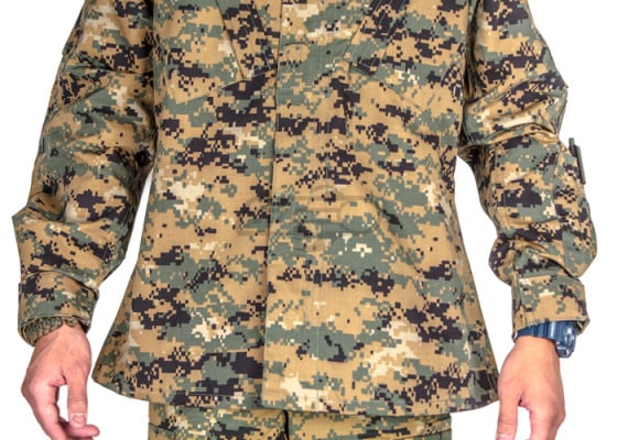 Propper Battle Rip ACU BDU Coat ( Woodland Digital / XS / Regular )