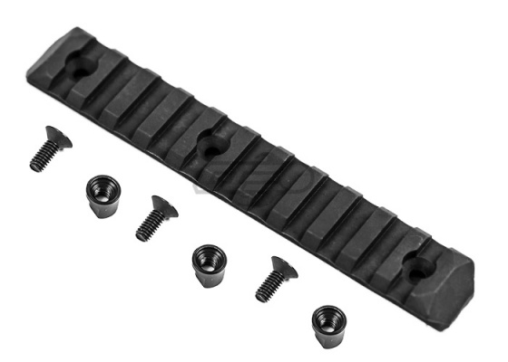 PTS Enhanced KeyMod 11 Slots Rail Section ( Black )