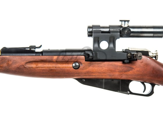 Red Fire Mosin Nagant Model 1891/30 Bolt Action Spring Sniper with PU Scope Airsoft Rifle ( Wood )