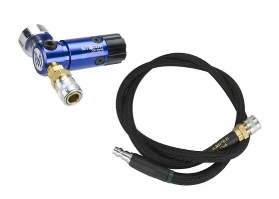 Wolverine Airsoft STORM OnTank Regulator w/ line ( Blue )