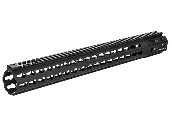 Strike Industries 17" Mega Fins XL Handguard KeyMod Real Firearm Rail ( Black )