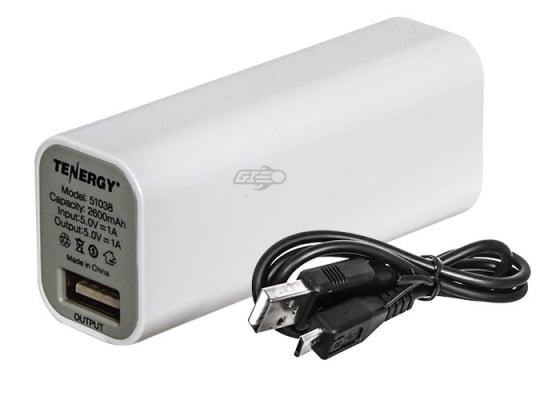 Tenergy Smart 2600mAh Portable Smart Backup Power ( White )