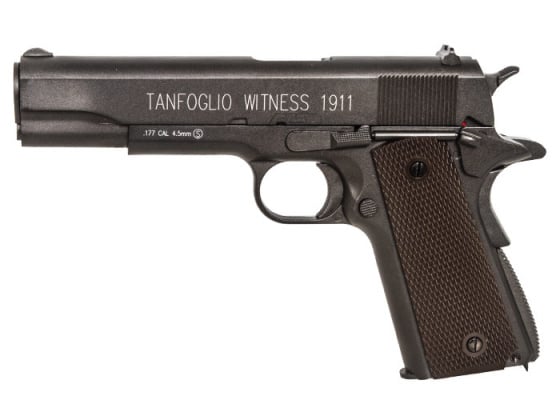Tanfoglio Witness 1911 .177 / 4.5mm CO2 Blowback Airgun ( Black )