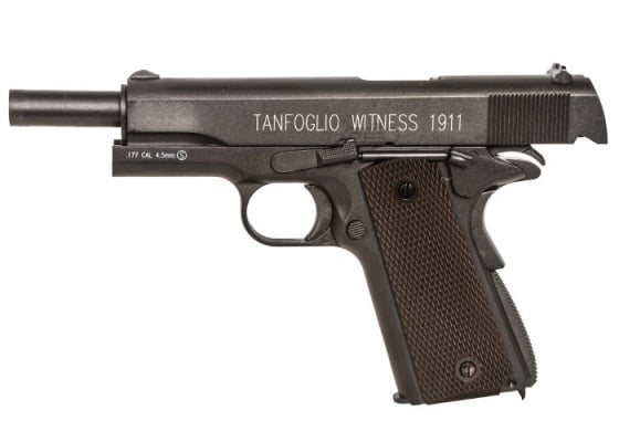 Tanfoglio Witness 1911 .177 / 4.5mm CO2 Blowback Airgun ( Black )