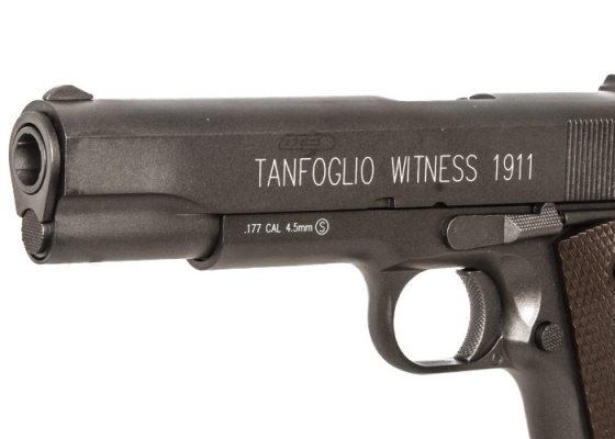 Tanfoglio Witness 1911 .177 / 4.5mm CO2 Blowback Airgun ( Black )