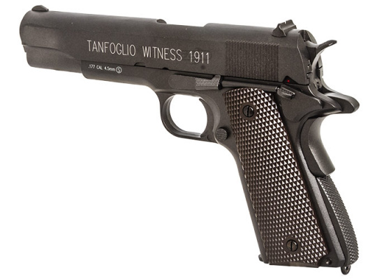 Tanfoglio Witness 1911 .177 / 4.5mm CO2 Blowback Airgun ( Black )