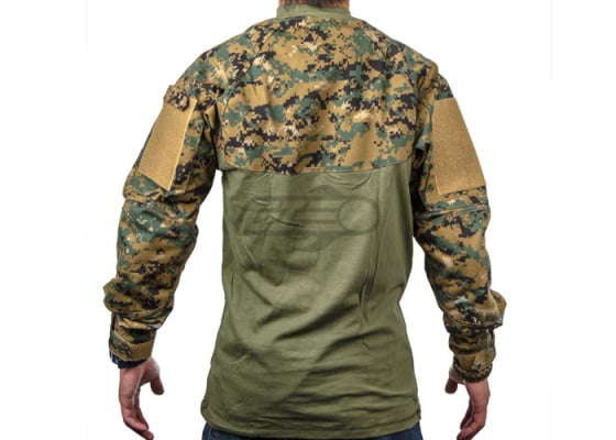 Tru-Spec Combat Shirt ( Woodland Digital / XL / Regular )
