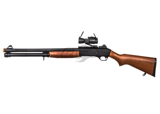 UK Arms M186B 1014 Spring Airsoft Shotgun ( Imitation Wood )