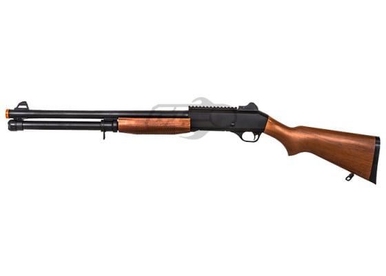 UK Arms M186B 1014 Spring Airsoft Shotgun ( Imitation Wood )