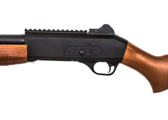UK Arms M186B 1014 Spring Airsoft Shotgun ( Imitation Wood )