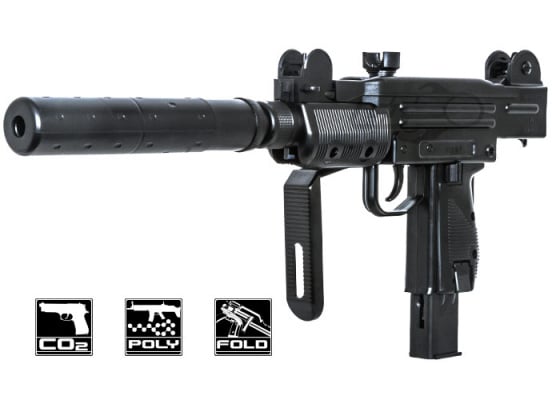 Umarex Mini Uzi .177/4.5mm CO2 Blowback Airgun ( Black )
