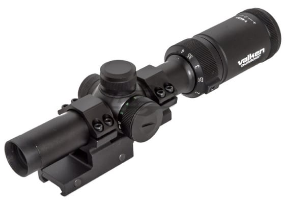 Valken V-Tac Tactical 1-4x20 Mil-dot Red / Green Illumination Scope w/ Mount