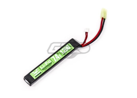 Valken Energy 7.4v 1200mAh 2s 20C LiPO Stick Battery