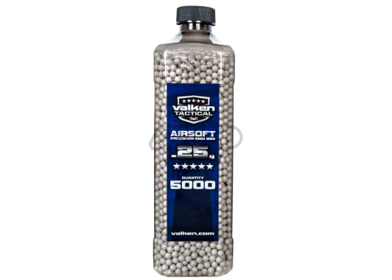 Valken Tactical .25g 5000 ct. BBs ( White )
