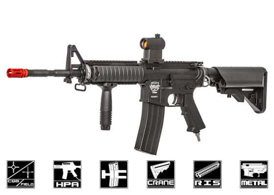 Valken V12 SOPMOD M4 Carbine HPA Airsoft Rifle ( Black )