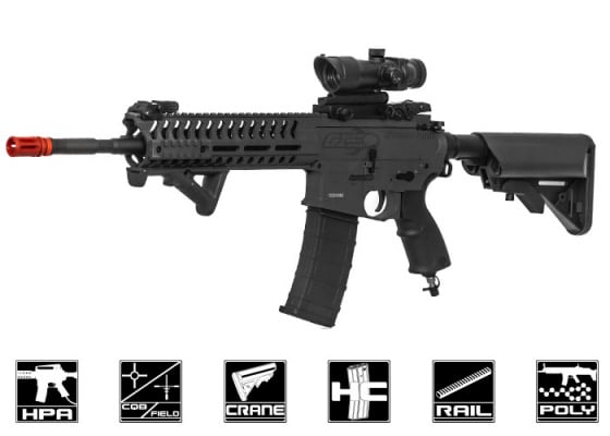 Valken V12 Optima Block II M4 Carbine HPA Airsoft Rifle ( Black )
