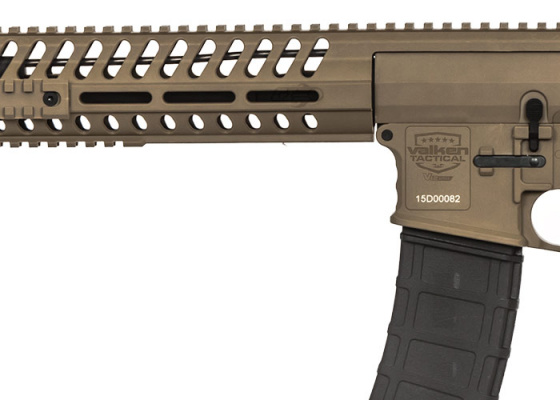 Valken V12 Optima Block II M4 Carbine HPA Airsoft Rifle ( Tan / Black )