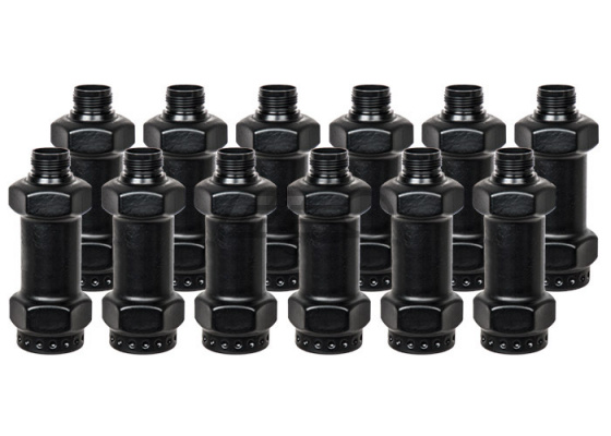 Valken Tactical Dumbbell Thunder V Grenade w/ Core - 12 Pack ( Black )