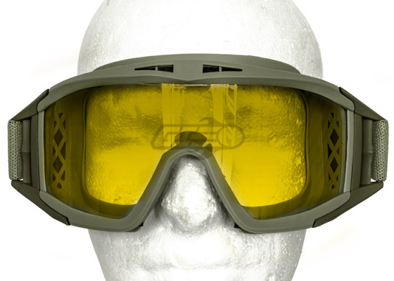 Valken V-TAC Tango Airsoft Goggles w/ 3 Color Lenses ( OD )