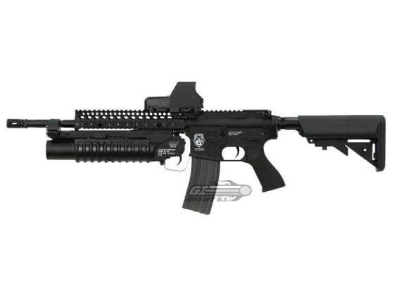 Airsoft GI G4-18 Carbine w/ Daniel Defense SOPMOD RIS Blowback Version AEG Airsoft Rifle ( Custom / No Iron Sights )