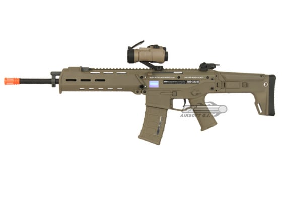 A&K Magpul Masada ACR Carbine AEG Airsoft Rifle Battery & Charger Package ( Tan )