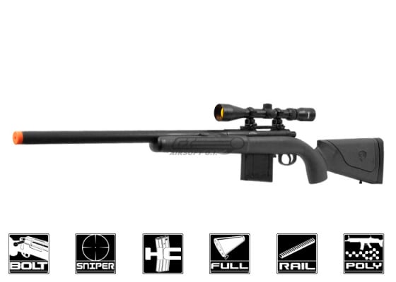 APS M40 Bolt Action Spring Rifle Airsoft Gun ( Black )