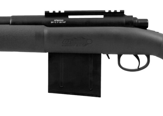 APS M40 Bolt Action Spring Rifle Airsoft Gun ( Black )