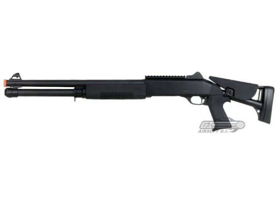 Bravo B28DL 3 Burst 1014 Spring Airsoft Shotgun ( Black )