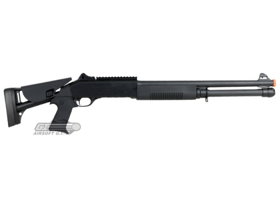 Bravo B28DL 3 Burst 1014 Spring Airsoft Shotgun ( Black )