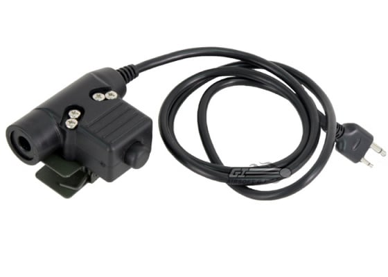 Bravo Push-To-Talk ( PTT ) 03 Style U94 For Icom / Midland / Cobra ETC 2 Pin Version