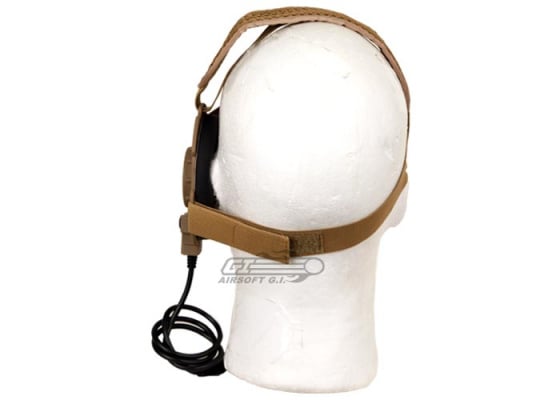 Bravo BM Headset Style #1 Version 2 for Motorola 1 Pin ( Tan )