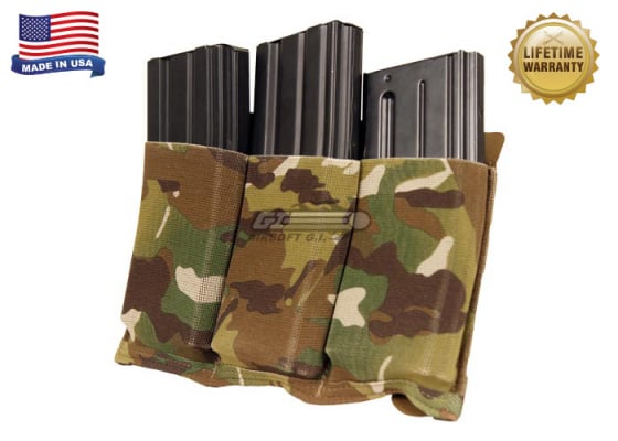 Blue Force Gear Ten-Speed Triple M4 Pouch Helium Whisper ( Multicam )