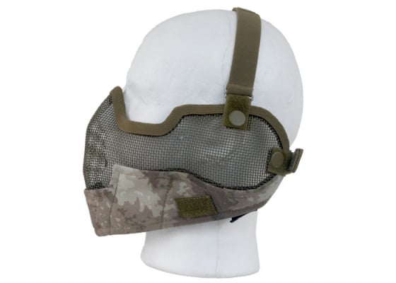 Bravo V2 Strike Metal Mesh Lower Face Mask ( A-TACS AU )