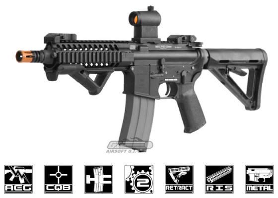 CA Full Metal Blow Back LWRC PSD AEG Airsoft Rifle ( Black )