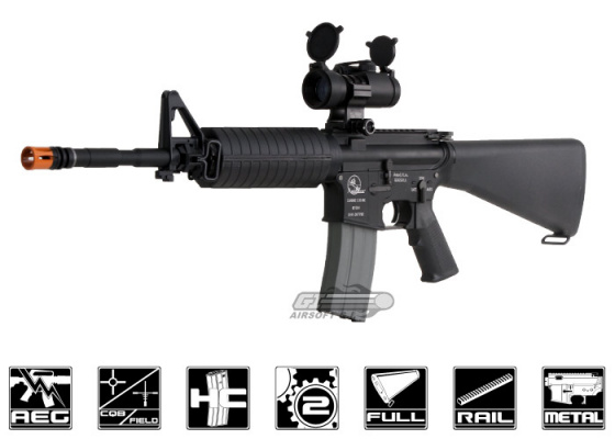 CA Full Metal Armalite M15A4 Full Stock Carbine AEG Airsoft Rifle ( X Series )